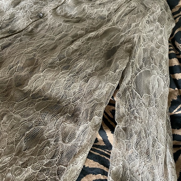 RAQUEL ALLEGRA Lace Button Down $325 1 - Picture 7 of 9